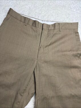 Jos A Bank Traveler Pants Mens 32x31.5‎ Tailored Fit 100% Wool Lightweight Tan